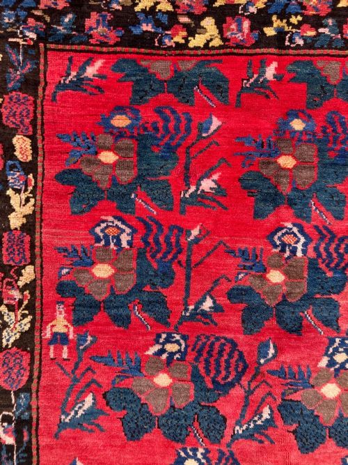 ANTIQUE CAUCASIAN KARABAGH RUG 240M X 137M - ADDITIONAL PHOTO 11