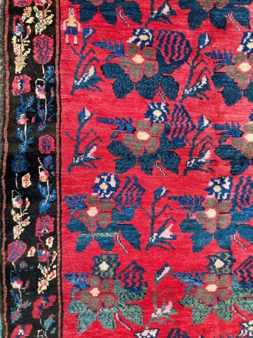 ANTIQUE CAUCASIAN KARABAGH RUG 240M X 137M - ADDITIONAL PHOTO 12