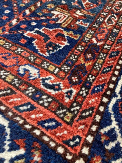 ANTIQUE QASHQAI CARPET 335M X 235M - ADDITIONAL PHOTO 9