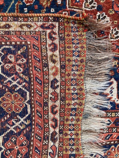 ANTIQUE QASHQAI CARPET 335M X 235M - ADDITIONAL PHOTO 18