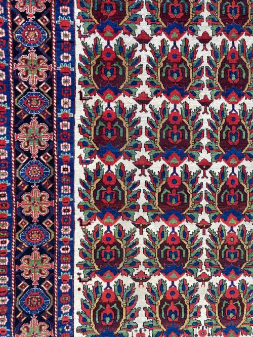 ANTIQUE AFSHAR RUG 185M X 148M - ADDITIONAL PHOTO 12