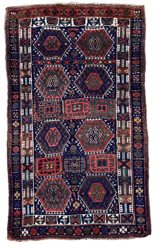 ANTIQUE KURDISH RUG 192M X 119M