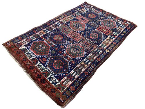 ANTIQUE KURDISH RUG 192M X 119M - ADDITIONAL PHOTO 2