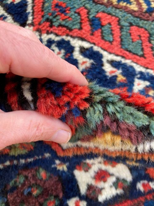 ANTIQUE KURDISH RUG 192M X 119M - ADDITIONAL PHOTO 17
