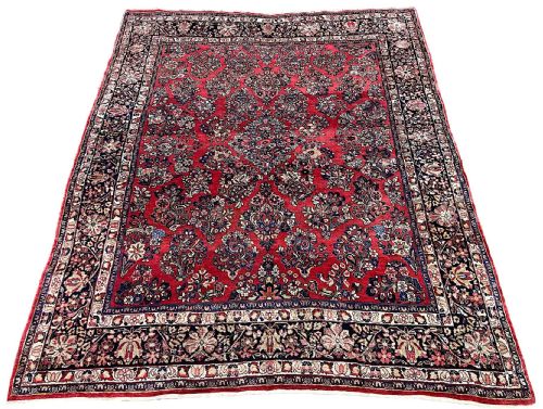 ANTIQUE SAROUK CARPET 307M X 245M - ADDITIONAL PHOTO 1