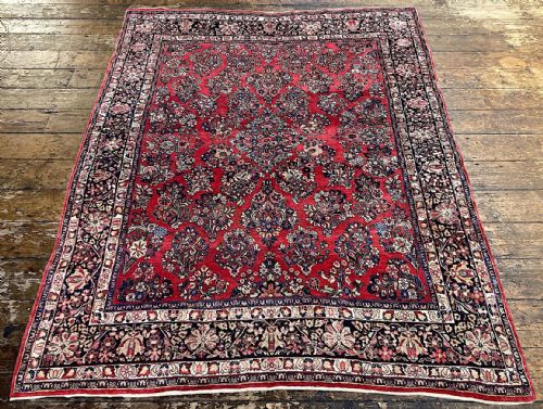 ANTIQUE SAROUK CARPET 307M X 245M - ADDITIONAL PHOTO 3