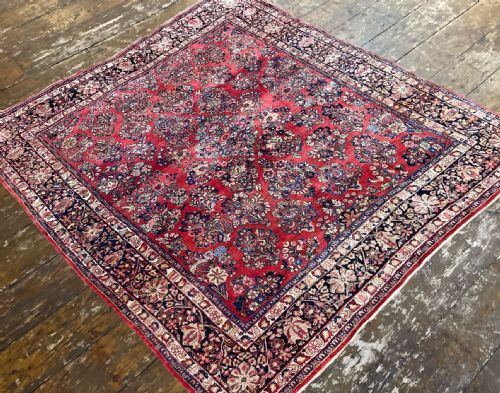 ANTIQUE SAROUK CARPET 307M X 245M - ADDITIONAL PHOTO 4