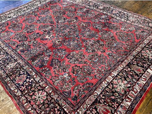ANTIQUE SAROUK CARPET 307M X 245M - ADDITIONAL PHOTO 5