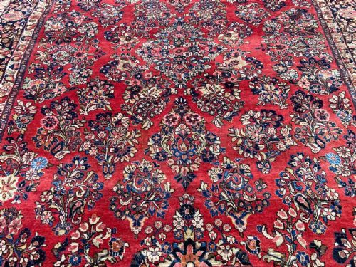 ANTIQUE SAROUK CARPET 307M X 245M - ADDITIONAL PHOTO 7