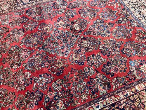ANTIQUE SAROUK CARPET 307M X 245M - ADDITIONAL PHOTO 10