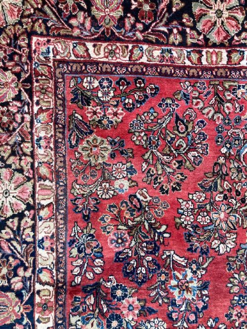 ANTIQUE SAROUK CARPET 307M X 245M - ADDITIONAL PHOTO 11