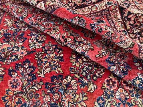 ANTIQUE SAROUK CARPET 307M X 245M - ADDITIONAL PHOTO 15