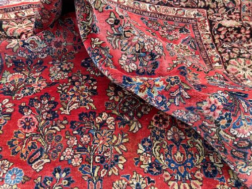 ANTIQUE SAROUK CARPET 307M X 245M - ADDITIONAL PHOTO 16