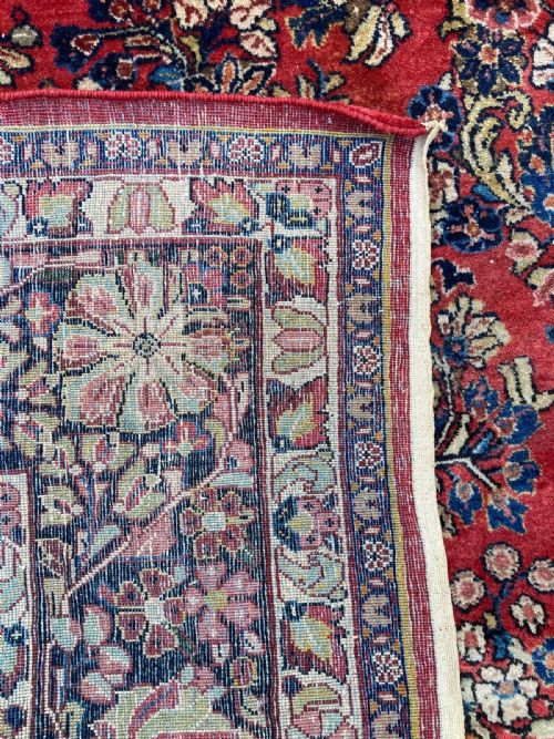 ANTIQUE SAROUK CARPET 307M X 245M - ADDITIONAL PHOTO 17