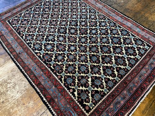ANTIQUE HAMADAN RUG 196M X 143M - ADDITIONAL PHOTO 5