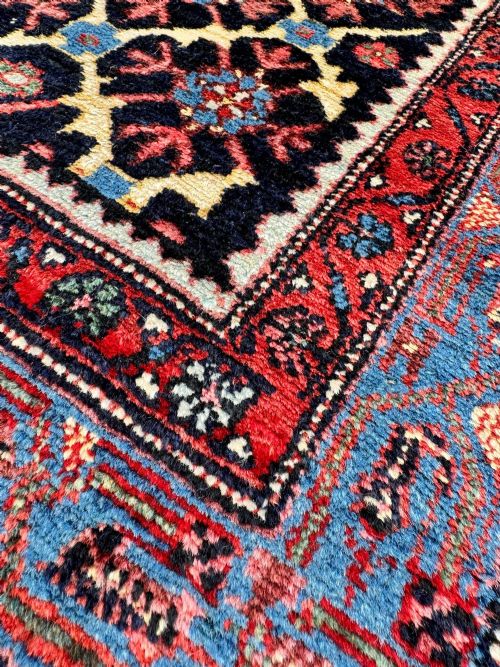 ANTIQUE HAMADAN RUG 196M X 143M - ADDITIONAL PHOTO 9