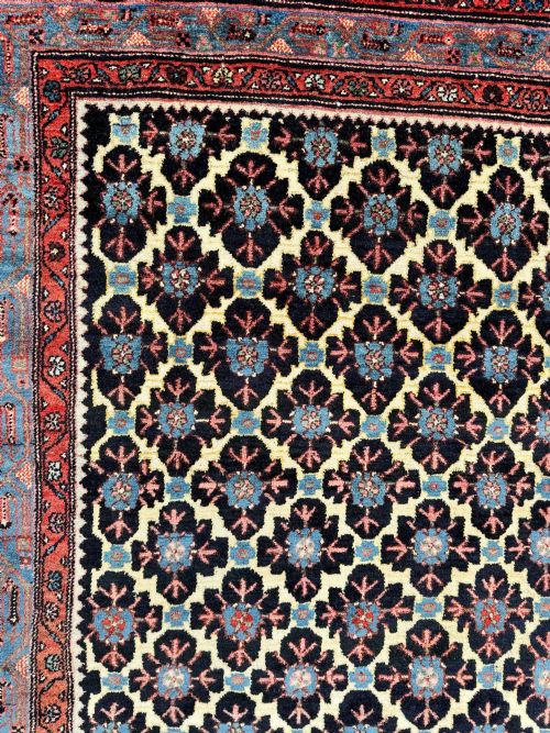 ANTIQUE HAMADAN RUG 196M X 143M - ADDITIONAL PHOTO 11