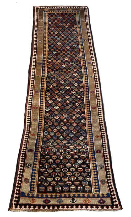 ANTIQUE KURDISH RUNNER 297M X 093M - ADDITIONAL PHOTO 1