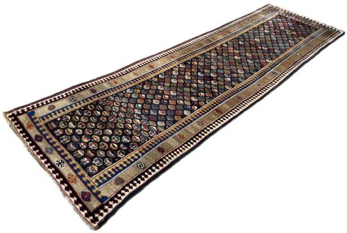 ANTIQUE KURDISH RUNNER 297M X 093M - ADDITIONAL PHOTO 2