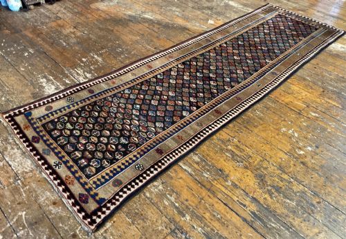 ANTIQUE KURDISH RUNNER 297M X 093M - ADDITIONAL PHOTO 4