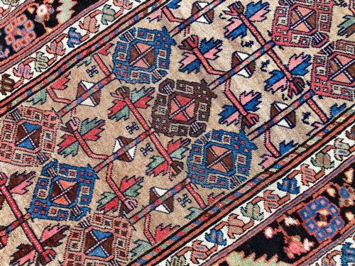 ANTIQUE KURDISH RUG 212M X 123M - ADDITIONAL PHOTO 9