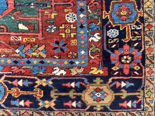 ANTIQUE HERIZ RUG 181M X 144M - ADDITIONAL PHOTO 6