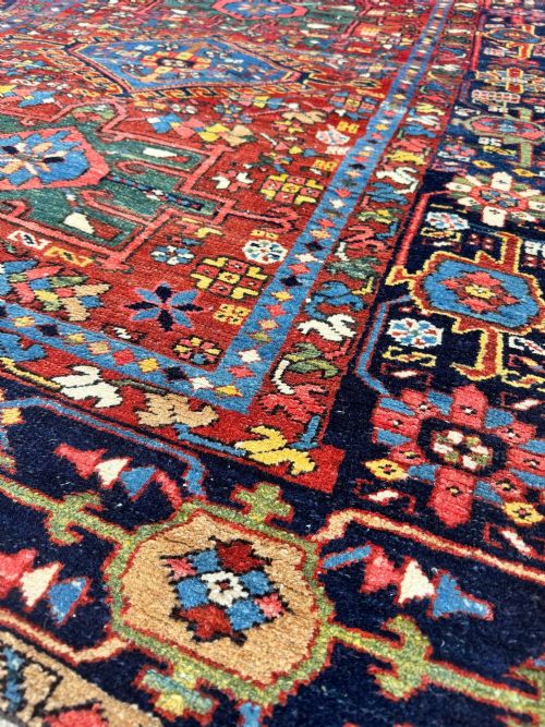 ANTIQUE HERIZ RUG 181M X 144M - ADDITIONAL PHOTO 8