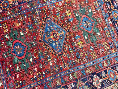 ANTIQUE HERIZ RUG 181M X 144M - ADDITIONAL PHOTO 10
