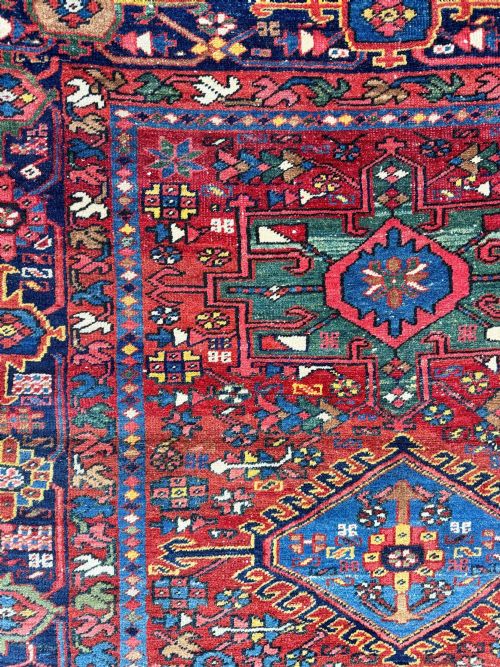 ANTIQUE HERIZ RUG 181M X 144M - ADDITIONAL PHOTO 11
