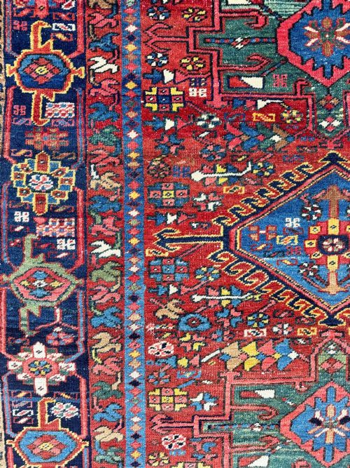 ANTIQUE HERIZ RUG 181M X 144M - ADDITIONAL PHOTO 12