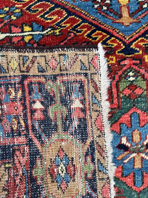 ANTIQUE HERIZ RUG 181M X 144M - ADDITIONAL PHOTO 17