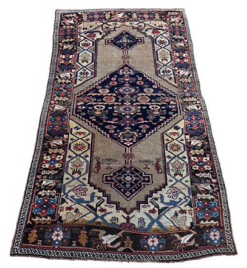 ANTIQUE BIDJAR RUG 222M X 124M - ADDITIONAL PHOTO 1