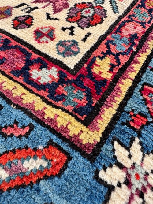 ANTIQUE CAUCASIAN KARABAGH RUG 147M X 101M - ADDITIONAL PHOTO 9