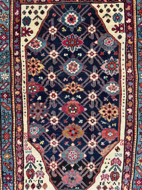 ANTIQUE CAUCASIAN KARABAGH RUG 147M X 101M - ADDITIONAL PHOTO 12