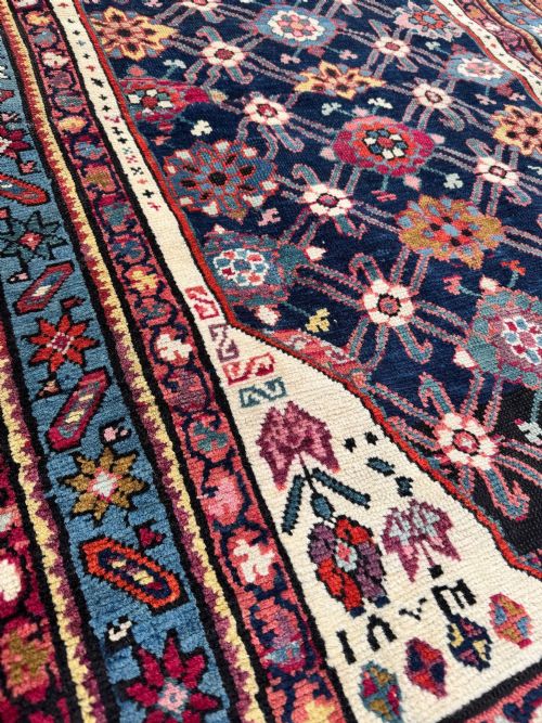 ANTIQUE CAUCASIAN KARABAGH RUG 147M X 101M - ADDITIONAL PHOTO 13