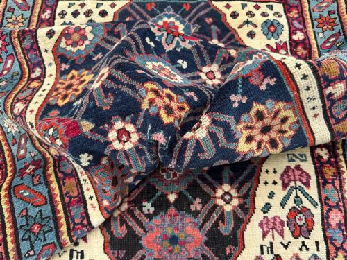 ANTIQUE CAUCASIAN KARABAGH RUG 147M X 101M - ADDITIONAL PHOTO 16