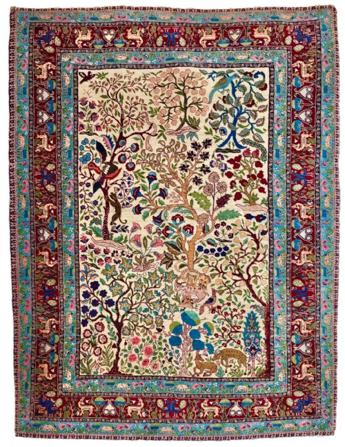 ANTIQUE TABRIZ RUG 200M X 148M