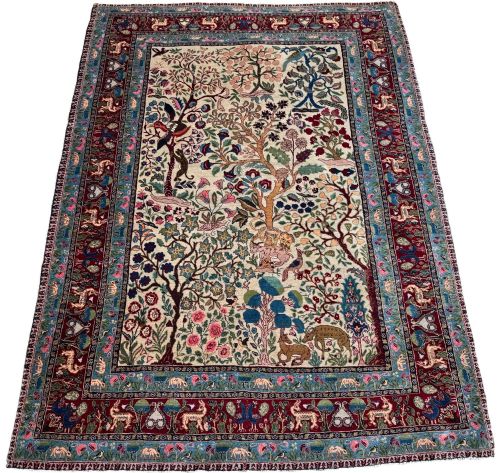 ANTIQUE TABRIZ RUG 200M X 148M - ADDITIONAL PHOTO 1