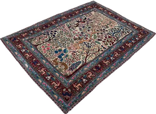 ANTIQUE TABRIZ RUG 200M X 148M - ADDITIONAL PHOTO 2