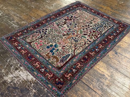 ANTIQUE TABRIZ RUG 200M X 148M - ADDITIONAL PHOTO 4