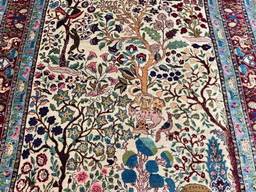 ANTIQUE TABRIZ RUG 200M X 148M - ADDITIONAL PHOTO 7