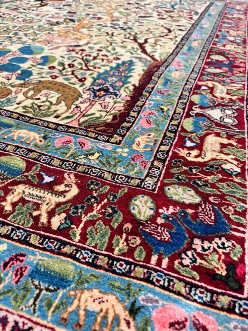 ANTIQUE TABRIZ RUG 200M X 148M - ADDITIONAL PHOTO 8