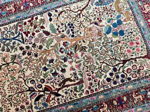 ANTIQUE TABRIZ RUG 200M X 148M - ADDITIONAL PHOTO 10
