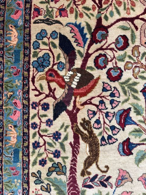 ANTIQUE TABRIZ RUG 200M X 148M - ADDITIONAL PHOTO 15