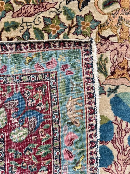 ANTIQUE TABRIZ RUG 200M X 148M - ADDITIONAL PHOTO 17