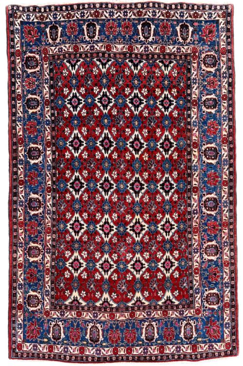 Antique Veramin Rug 2.19m X 1.44m