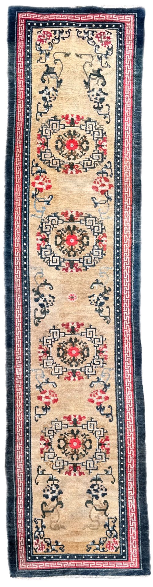 Antique Tibetan Runner 4.03m X 0.81m