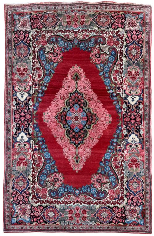 Antique Sarouk Rug 1.94m X 1.28m