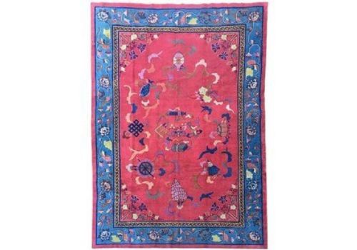 Antique Chinese Art Deco Carpet 3.02m X 2.16m