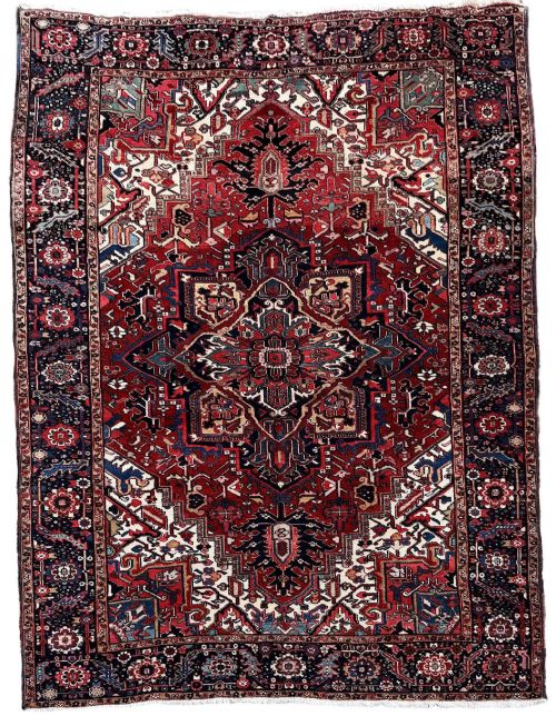 Antique Heriz Carpet 2.96m X 2.15m
